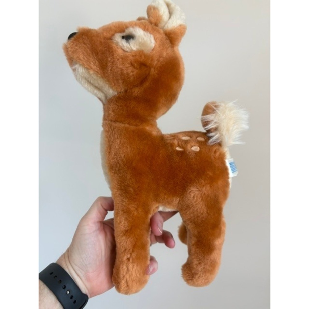 Vintage 1980s Mighty Star Special Effects NAOMI Fawn‎ Deer Plush 4534 Korea